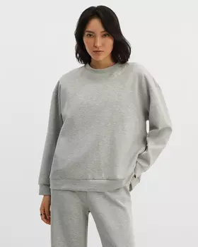 Толстовка, р. 42, цвет Серый меланж