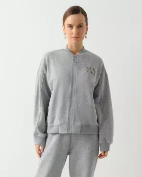 Толстовка, р. XXL, цвет Серый меланж