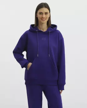 Толстовка свободного кроя с капюшоном