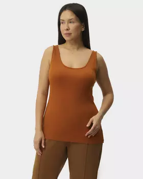 Топ прямого силуэта из шерсти