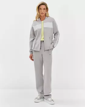 Трикотажные брюки прямого силуэта