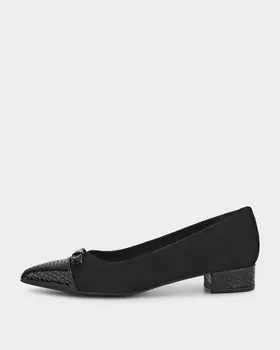 Туфли из натуральной кожи и замши