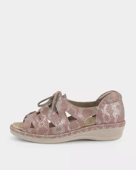 Туфли из натуральной кожи с системой "воздушной подушки" и увеличенной полнотой