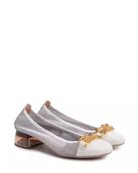 Туфли, р. 40, цвет Белый