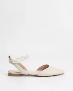 Туфли, р. 40, цвет Молочный