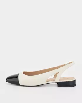 Туфли-слингбэки из мягкой кожи наппа