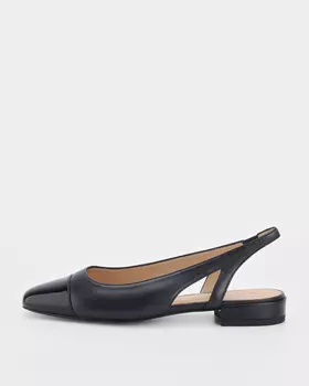 Туфли-слингбэки из мягкой кожи наппа