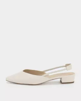 Туфли-слингбэки из мягкой кожи наппа