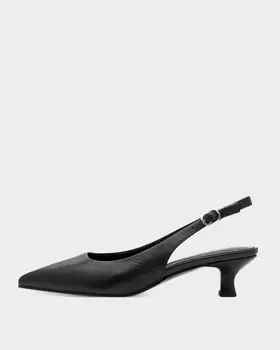 Туфли-слингбэки из натуральной кожи