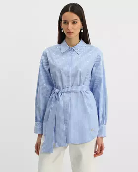 Туника, р. 50, цвет Белый/синий