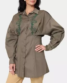 Туника, р. 50, цвет Хаки