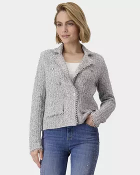 Твидовый жакет с люрексовой нитью