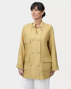 Удлиненный жакет свободного кроя