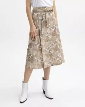 UNQ Юбка, р. 42, цвет Бежевый