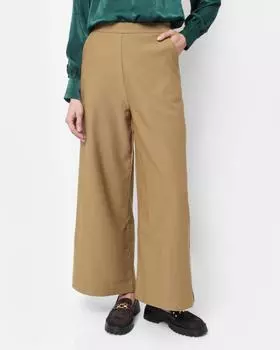 Утепленные брюки, р. 50, цвет Бежевый
