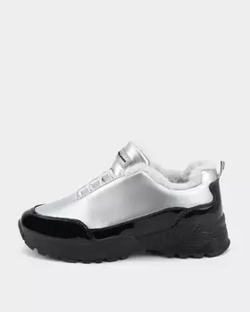 Утепленные дутики-полуботинки из водонепроницаемого материала