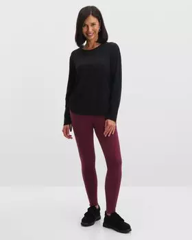 Утепленные легинсы с искусственным мехом внутри