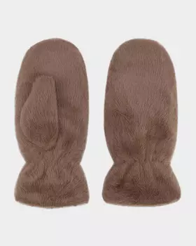 Утепленные варежки с вискозой в составе