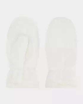 Утепленные варежки с вискозой в составе