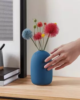 Ваза декоративная из керамики, 14,5х9,5 см