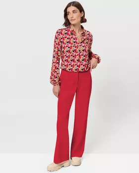 Вельветовые брюки из эластичного материала