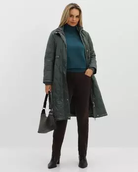 Вельветовые брюки стретч прямого кроя