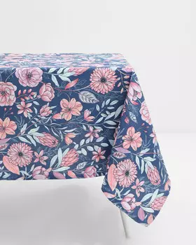 Verossa Скатерть Моэна, р. 144х200см, цвет Цветочный