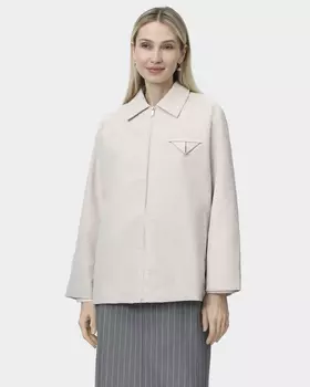 Ветровка прямого кроя из водонепроницаемого текстиля