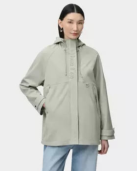 Ветровка прямого кроя с регулируемым капюшоном