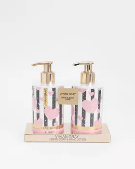 Набор Love Bomb: жидкое мыло для рук и крем для рук, 2 х 250 мл