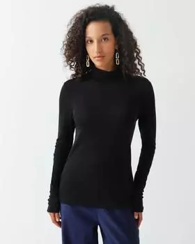 Водолазка, р. 42, цвет Черный