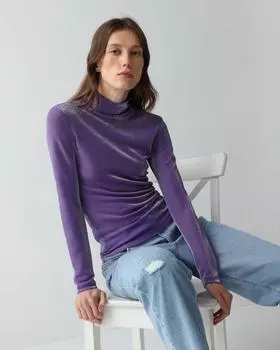 Водолазка, р. 54, цвет Лиловый