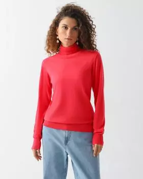 Водолазка, р. 58, цвет Малиновый