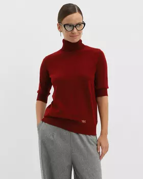 Водолазка, р. XL, цвет Винный красный