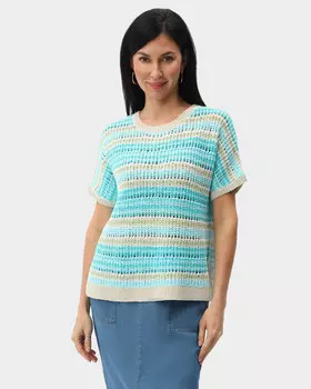 Вязаный джемпер Chloe в полоску