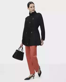 Яркие брюки из смесового бамбука