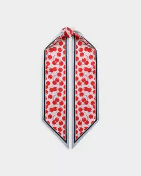 Яркий двухсторонний шарф-твилли