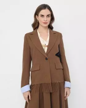 Жакет, р. 48, цвет Табак