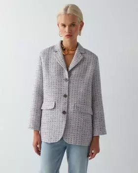 Жакет, р. 50, цвет Серо-голубой