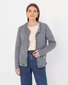 Жакет, р. 54, цвет Синий