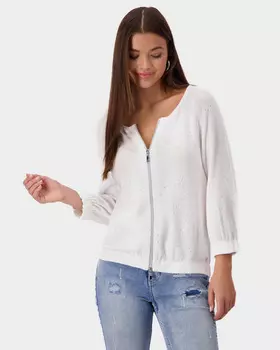 Жакет свободного кроя с пайетками