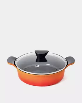 Жаровня Orange со стеклянной крышкой, 2,7 л, 24 см (индукция)