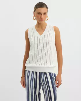 Жилет, р. 42, цвет Белый