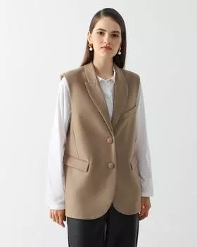 Жилет, р. 42, цвет Бежевый