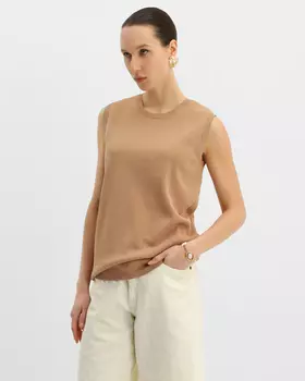 Жилет, р. 42, цвет Коричневый