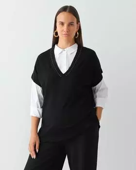 Жилет, р. 44, цвет Черный