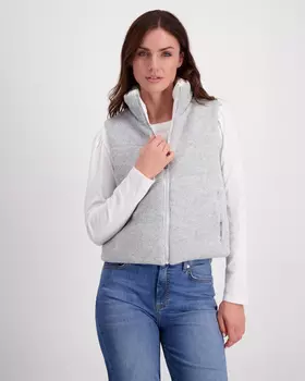 Жилет, р. 44, цвет Серый меланж