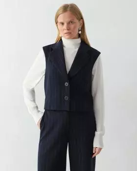 Жилет, р. 46, цвет Темно-синий