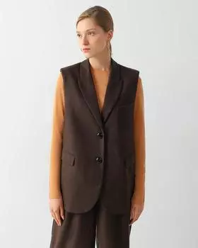 Жилет, р. 50, цвет Коричневый