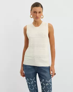 Жилет, р. 54, цвет Молочный